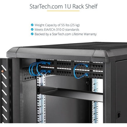 1U SERVER RACK SHELF UNIVERSAL CANTILEVER RACK MOUNT TRAY