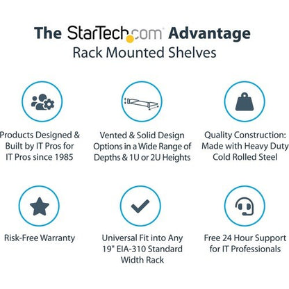 1U SERVER RACK SHELF UNIVERSAL CANTILEVER RACK MOUNT TRAY