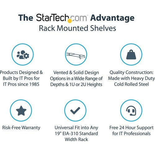 1U SERVER RACK SHELF UNIVERSAL CANTILEVER RACK MOUNT TRAY