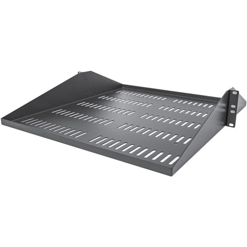 2U SERVER RACK SHELF UNIVERSAL CENTER MOUNT VENTED CANTILEVER TRAY