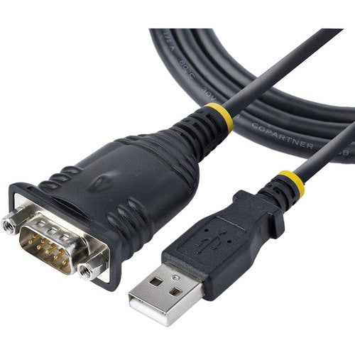 3FT USB TO SERIAL CABLE ADAPTER USB TO RS232 DB9 CONVERTER CABLE