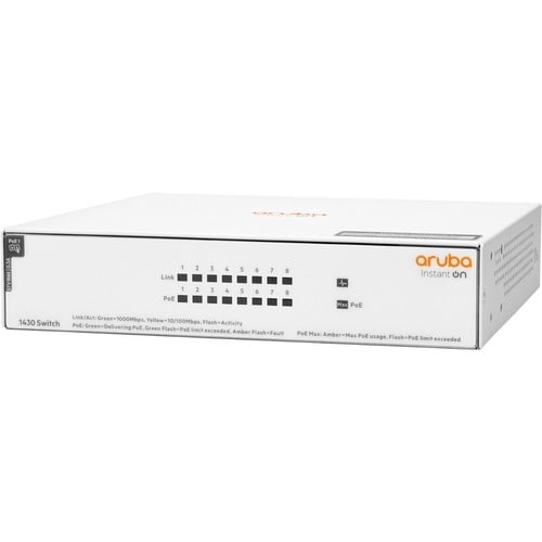 HPE NETWORKING INSTANT ON 1430 8G CLASS4 POE 64W SWITCH US  PL-I5