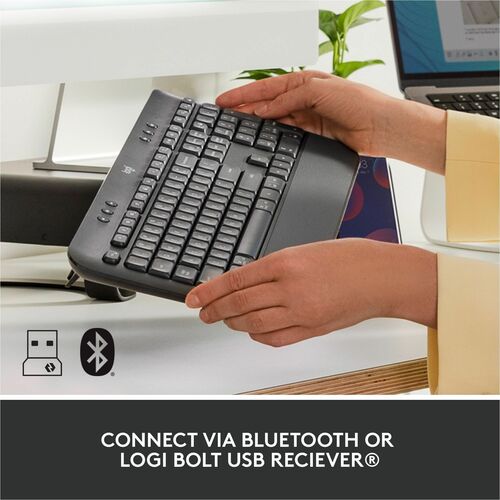 SIGNATURE K650 GRAPHITE WIRELESS COMFORT KEYBOARD LOGI BOLT