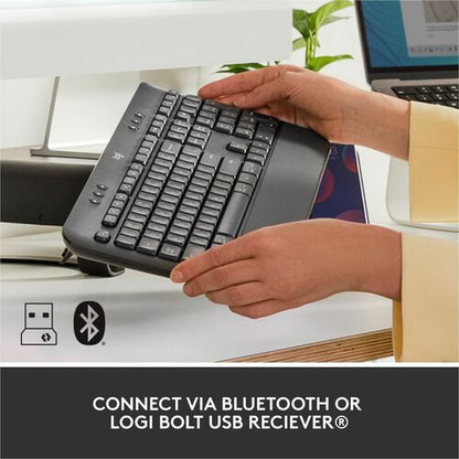 SIGNATURE K650 GRAPHITE WIRELESS COMFORT KEYBOARD LOGI BOLT