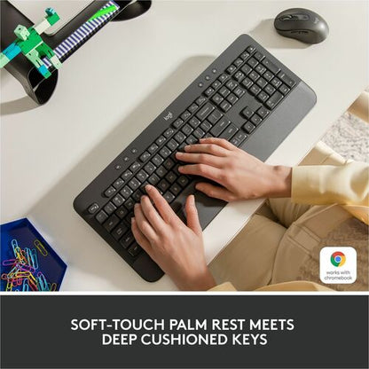SIGNATURE K650 GRAPHITE WIRELESS COMFORT KEYBOARD LOGI BOLT