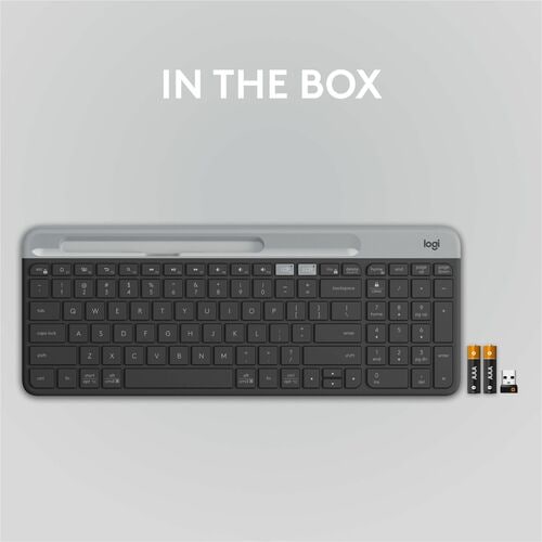 K585 WIRELESS KEYBOARD SLIM MULTI-DEVICE GRAPHITE