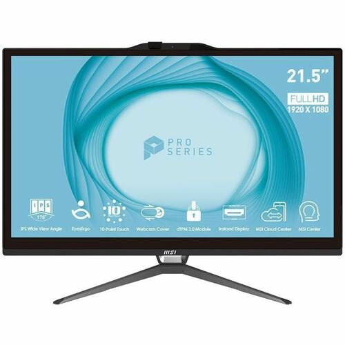 MSI PRO AP222T 13M-004US 21.5IN FHD/MTOUCH/I5/8G/512SSD/BLK/W11P 3Y