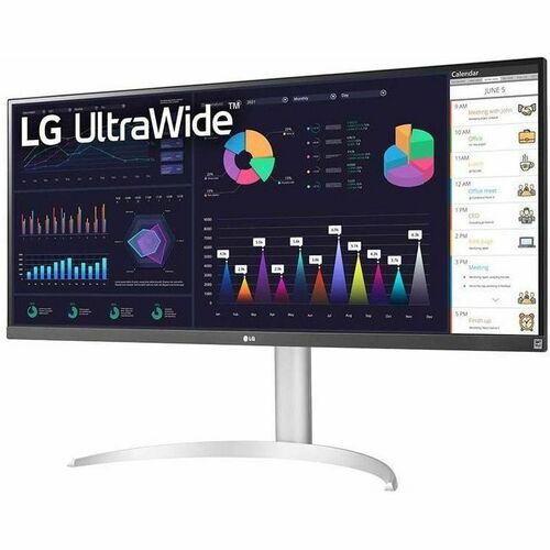 34IN LCD 2560X1080 21:9 MNTR HDMI DP USB-C HDR 400 - WHITE