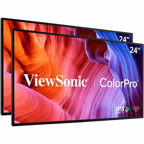 24IN COLORPRO 1080P DUAL PACK HEAD-ONLY IPS DOCKING MONITORS WITH