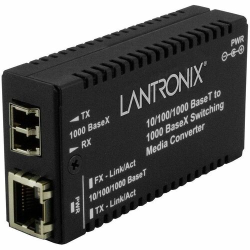 MINI MED CONV 10/100/1000B-T TO 1000B-SX LC MM