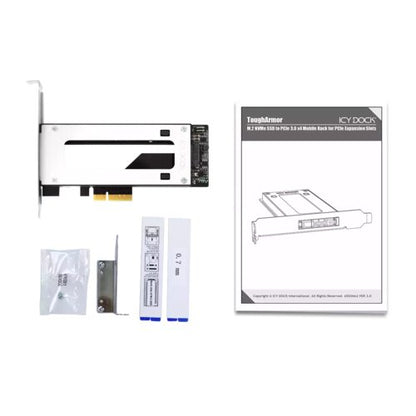 TOUGHARMOR MB840M2P-B M.2 NVME SSD TO PCIE 3.0 X4 SSD MOBILE RACK