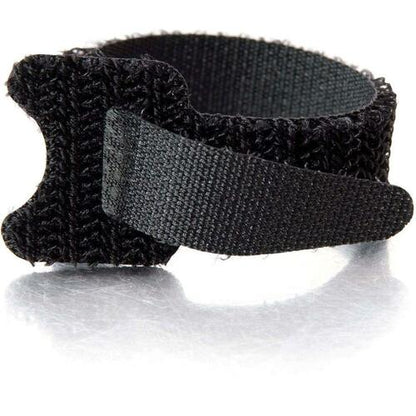 6IN 12PK VELCRO CABLE STRAPS BLACK