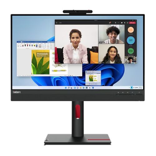 Lenovo 12NAGAR1US ThinkCentre Tiny-In-One 24 Gen 5 24" Full HD LED Monitor with Webcam – 16:9 – Black