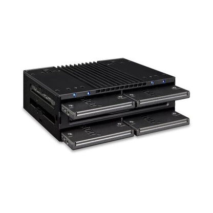 FLEXIDOCK MB024SP-B TRAYLES SAS /SATA SSD/HDD MOBILE RACK/5.25 BAY