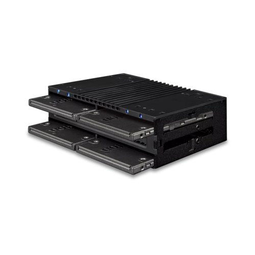 FLEXIDOCK MB024SP-B TRAYLES SAS /SATA SSD/HDD MOBILE RACK/5.25 BAY