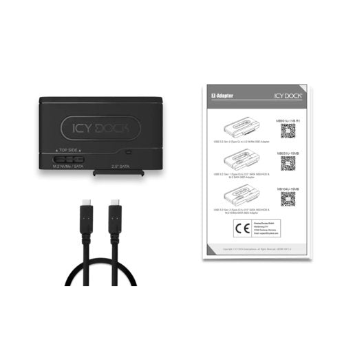 EZ-ADAPTER MB104U-1M2B USB 3.2 GEN2 TYPE-C TO 2.5 SATA SSD