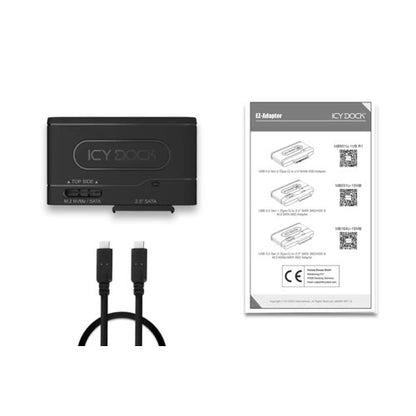 EZ-ADAPTER MB104U-1M2B USB 3.2 GEN2 TYPE-C TO 2.5 SATA SSD