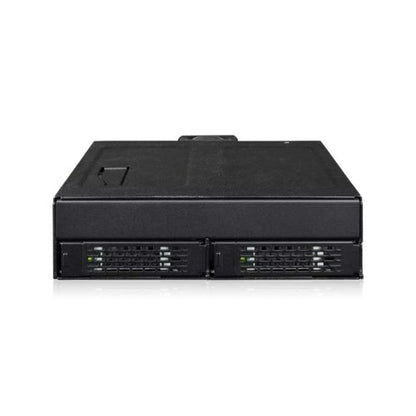 TOUGHARMOR MB105VP-B RUGGED 2 U.2/U.3 PCIE 4.0 MOBILE RACK 5.25