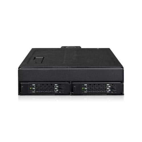 TOUGHARMOR MB105VP-B RUGGED 2 U.2/U.3 PCIE 4.0 MOBILE RACK 5.25