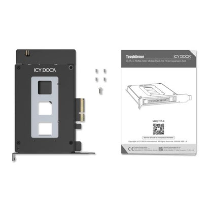 TOUGHARMOR MB111VP-B U.2 / U.3 NVME SSD ENCLOSURE FOR PCIE SLOT