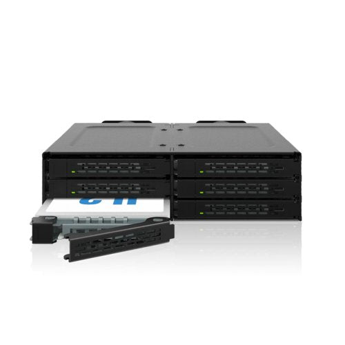TOUGHARMOR MB118VP-B 6 X U.2/ U.3 NVME SSD MOBILE RACK 5.25 BAY