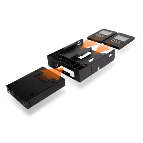 FLEX-FIT TRIO MB343SP BRACKET DUAL 2.5 & ONE 3.5 FRONTBAY