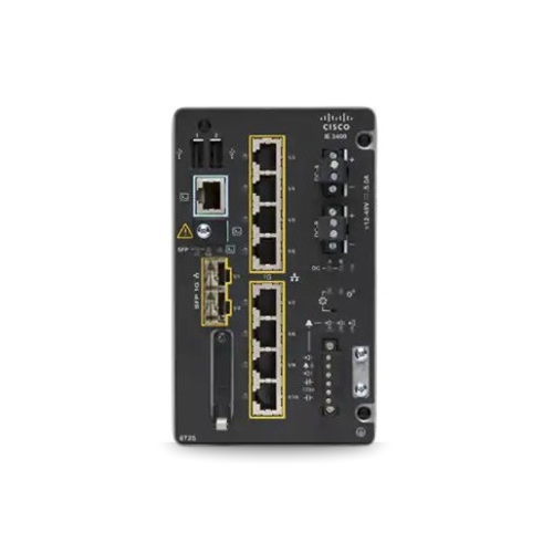Cisco IE-3400-8T2S-E | 8-Port Gigabit Ethernet Switch with 2 SFP, 4GB RAM, 1.5GB Flash, 9.6–60VDC