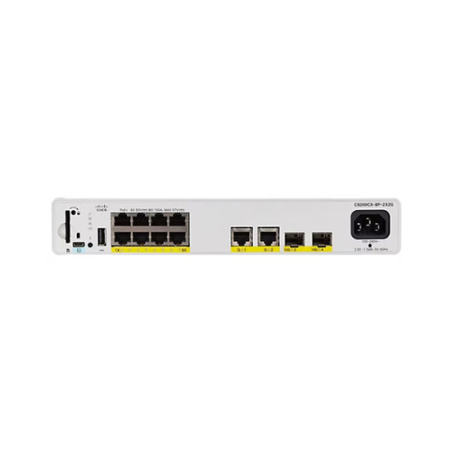 Cisco C9200CX-12P-2X2G-E | 12-Port Gigabit PoE+ with 2 x 1G & 2 x 10G Uplinks