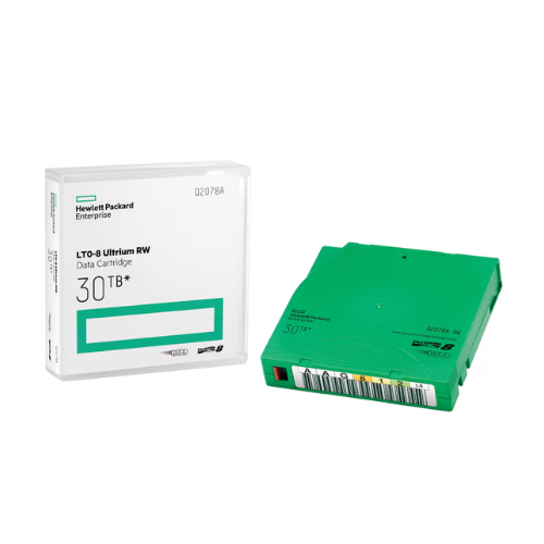 HPE Q2078A LTO-8 Ultrium RW Data Cartridge, 12TB Native / 30TB Compressed