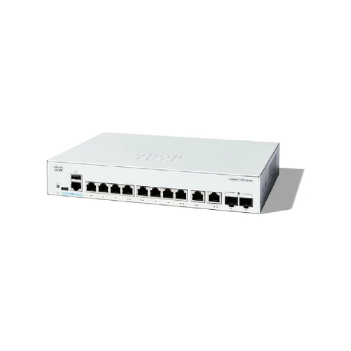 Cisco C1300-8T-E-2G Catalyst 1000 Series | 8-Port Gigabit Ethernet Switch + 2 Combo SFP/RJ-45