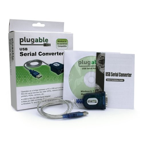 PLUGABLE PL2303-DB9 USB TO SERIAL ADAPTER