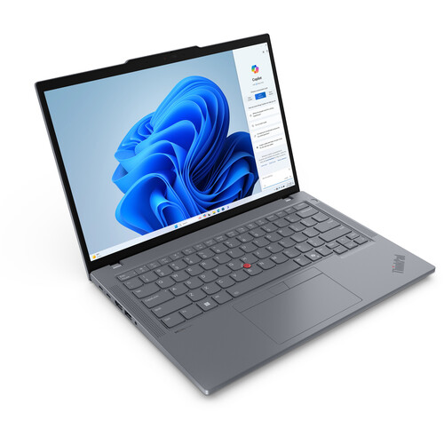 Lenovo 21ML0089US ThinkPad T14 Gen 5 14" Notebook – Intel Core Ultra 7 155U, 16GB RAM, 512GB SSD, WUXGA Display, Gray