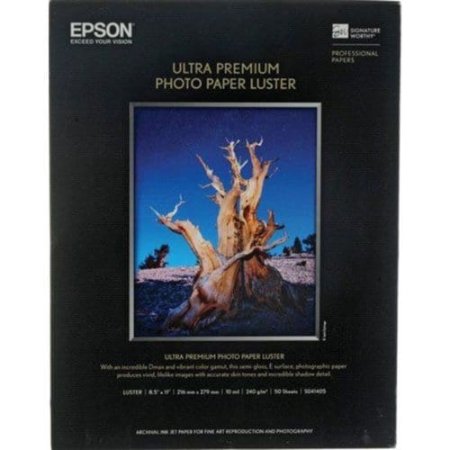 50 SHEET 8.5X11 LTR PREMIUM LUSTER PHOTO PAPER