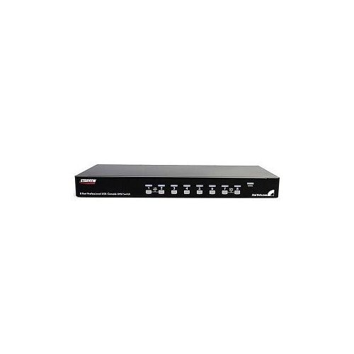 1U 8 PORT USB VGA KVM SWITCH USB VGA RACKMOUNT KVM OSD