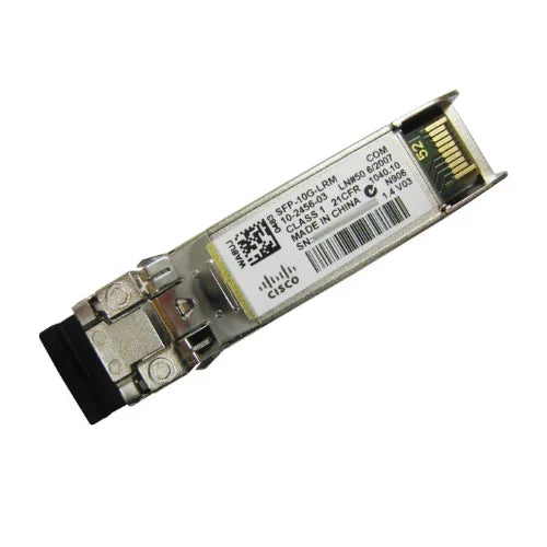 Cisco SFP-10G-LRM 10GBASE-LRM SFP+ Transceiver, 10Gbps, LC Connector, up to 220m