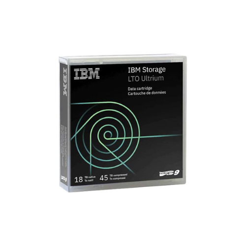 IBM 02XW568 LTO-9 Tape Cartridge, 18TB Native / 45TB Compressed Capacity