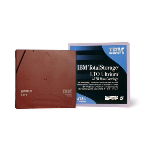 IBM 46X1290 LTO-5 Data Cartridge, 1.5TB Native / 3TB Compressed, 2776ft Tape