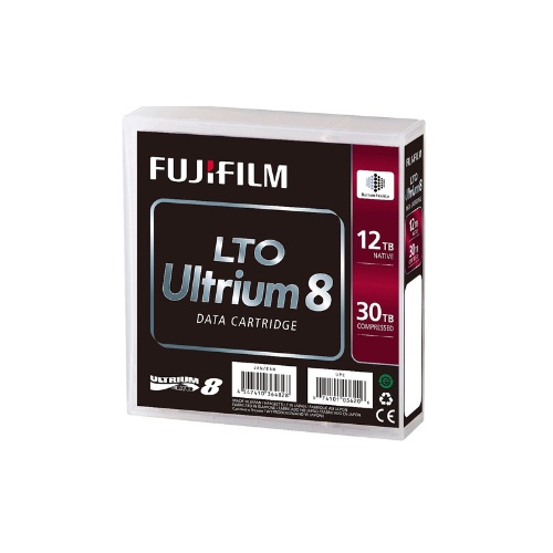 Fujifilm 16551221 LTO-8 Ultrium Data Cartridge, 12TB Native / 30TB Compressed