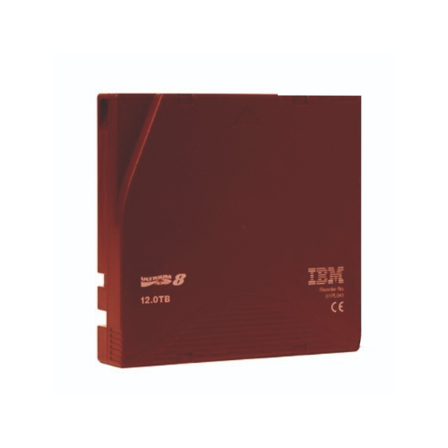 IBM 01PL041 LTO-8 Tape Cartridge, 12TB Native / 30TB Compressed, TAA Compliant