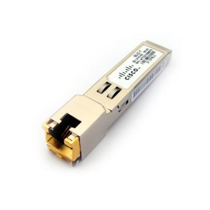 Cisco GLC-TE 1000BASE-T SFP Transceiver Module, 1Gb Ethernet, RJ-45 Copper, Hot-Swappable