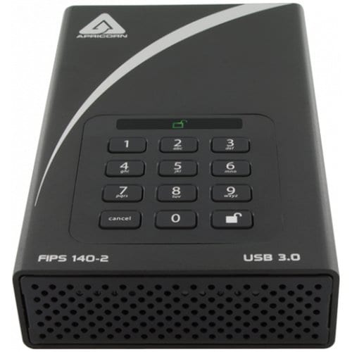 12TB AEGIS PADLOCK DT SECURE USB 3.0 256BIT AES HW FIPS