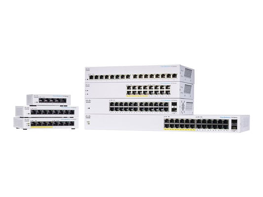 Cisco CBS110-24T-NA Business110series Unmanaged Sw 24p Ge 2x1g Sfp Shared Cbs110-24t
