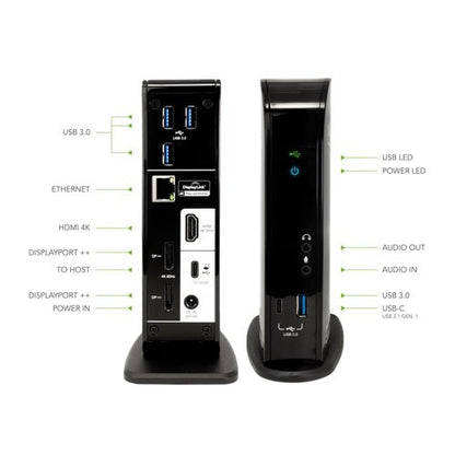PLUGABLE UD-ULTC4K USB-C 4K TRIPLE DISPLAY DOCK W/ PD