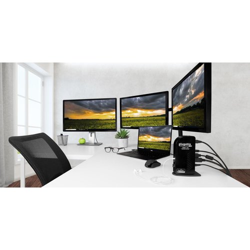 PLUGABLE UD-ULTC4K USB-C 4K TRIPLE DISPLAY DOCK W/ PD