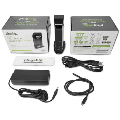 PLUGABLE UD-ULTC4K USB-C 4K TRIPLE DISPLAY DOCK W/ PD
