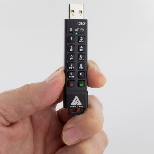 16GB 256-BIT AES XTS HW ENCRYPTED SECURE USB 3.0 MEM KEY