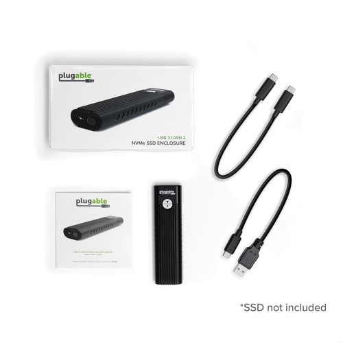 PLUGABLE USBC-NVME USB C TO M.2 NVME