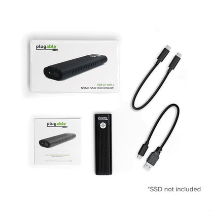 PLUGABLE USBC-NVME USB C TO M.2 NVME
