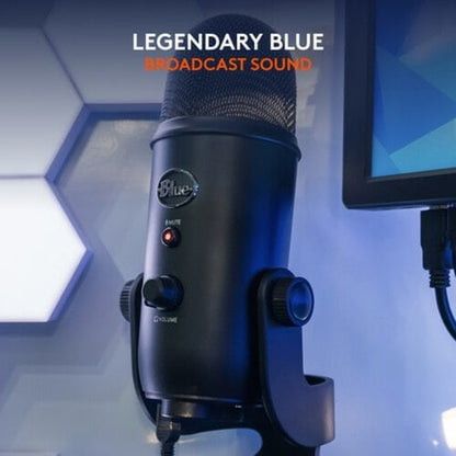 BLUE YETI USB MIC-BLACKOUT YETI
