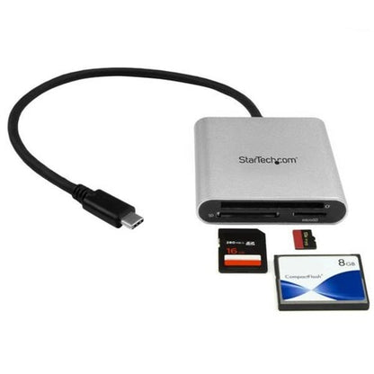 USB C CARD READER MULTI CARD FLASH MEMORY SD MICROSD CF READER